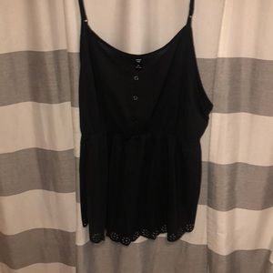 SHEIN black tank with buttons 3X